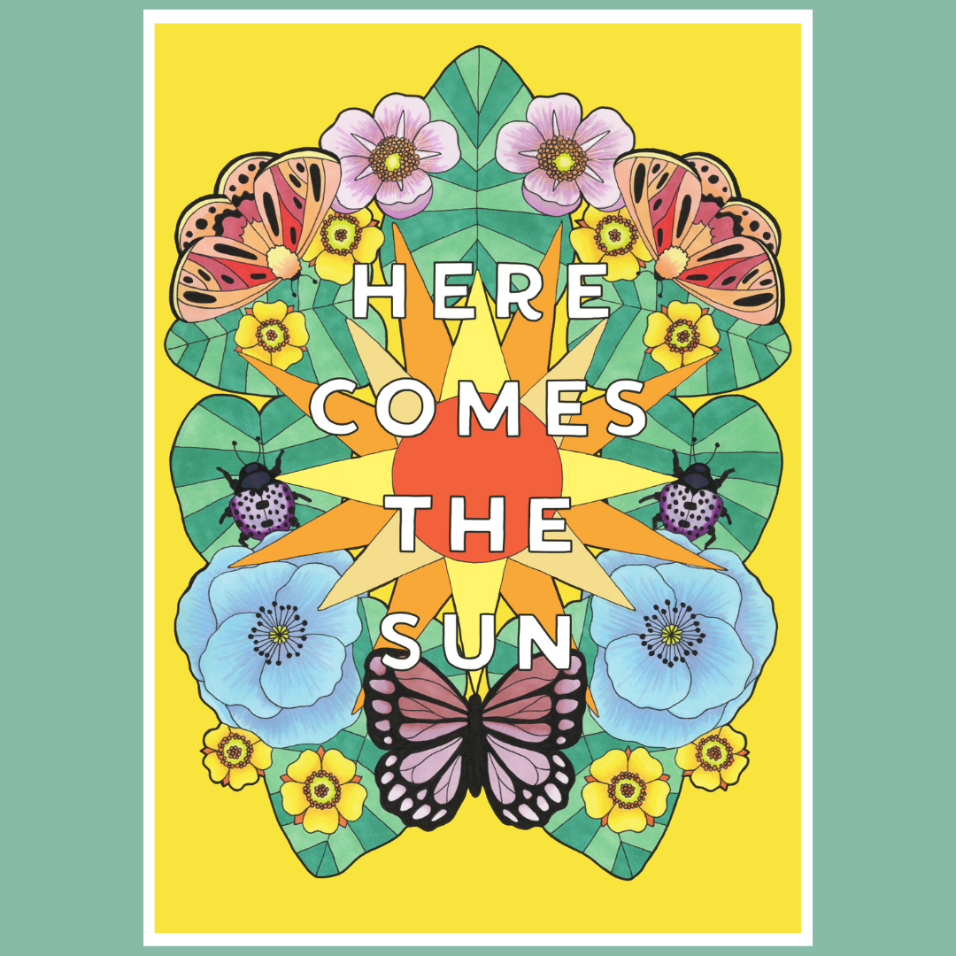 A5 Notebook - Here Comes the Sun